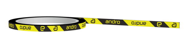 andro Kantenband CI schwarz/gelb 10 mm / 50 m